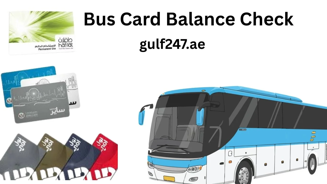 UAE Bus Card Balance Check Online