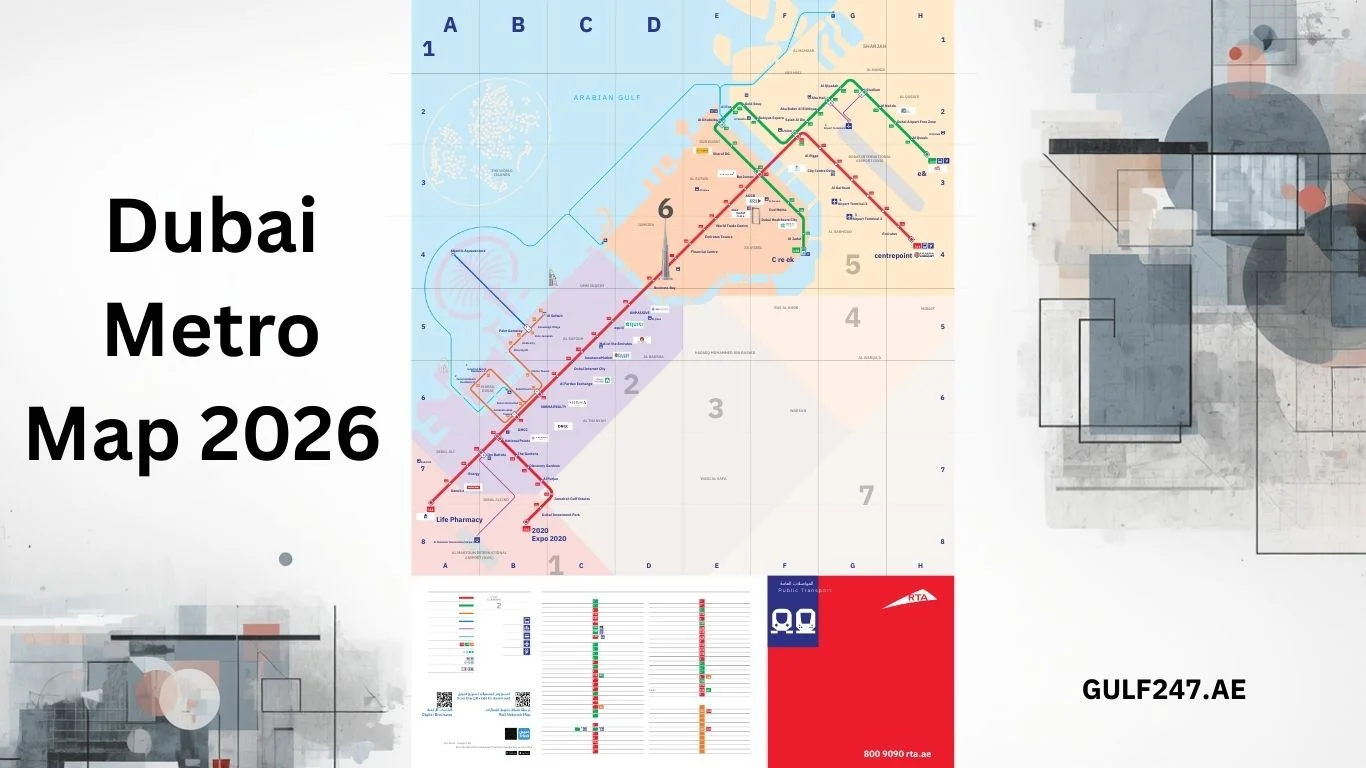 dubai metro map