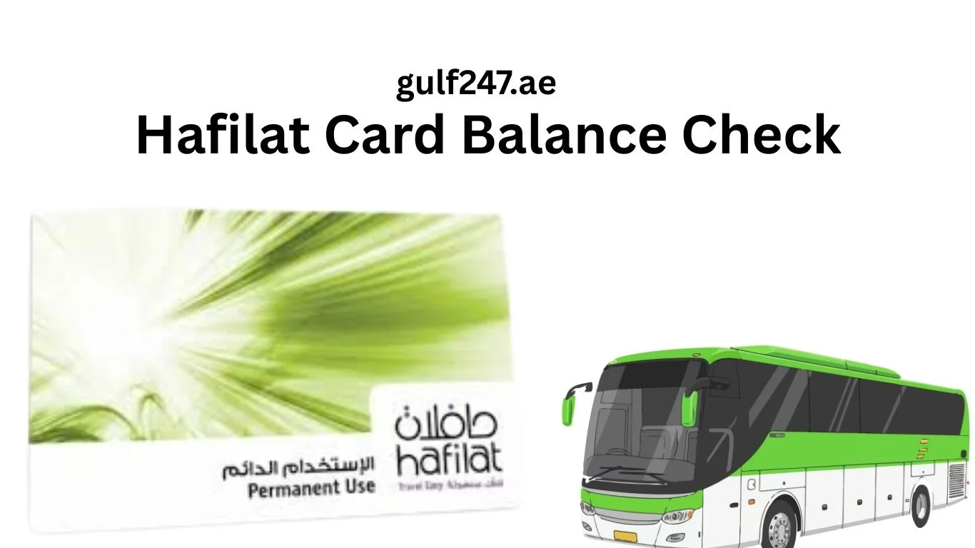 hafilat card balance check